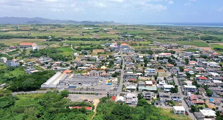 仲間酒造所空撮